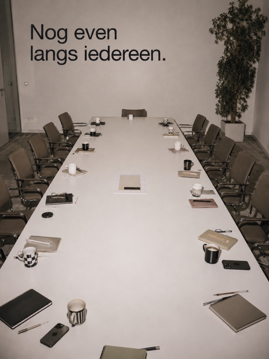 Nog even langs iedereen.